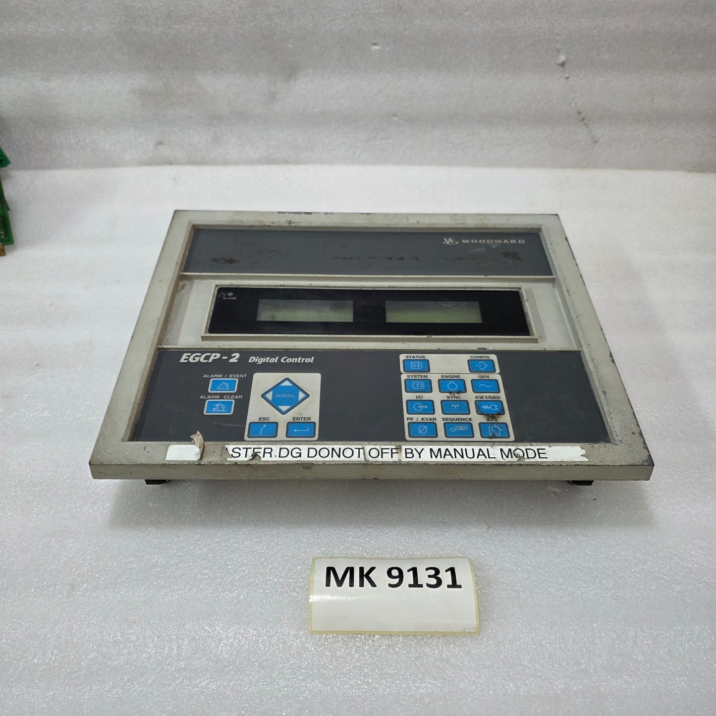 WOODWARD EGCP-2 DIGITAL GENERATOR CONTROL PANEL REV G 8406-120