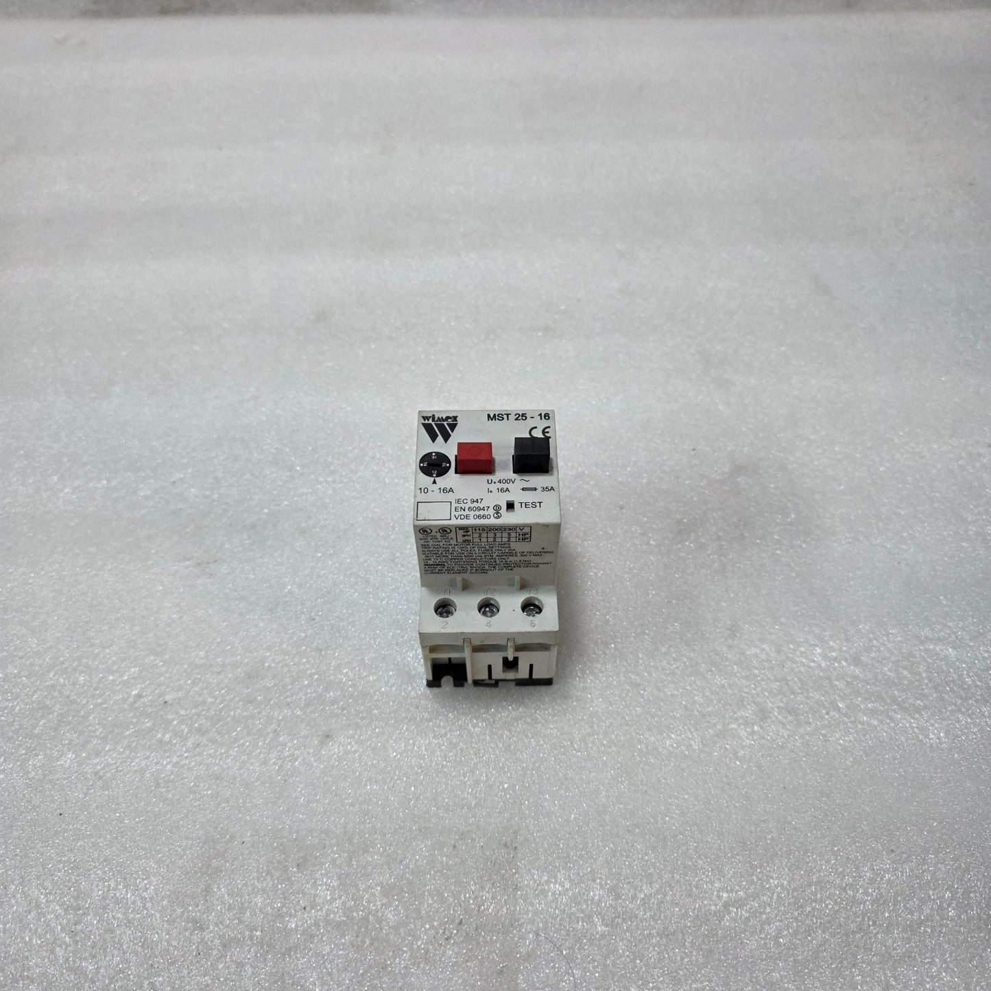 WIMEX MST 25-16 MOTOR STARTER OVERLOAD RELAY 10–16A | 400V AC | IEC 60947 THERMA