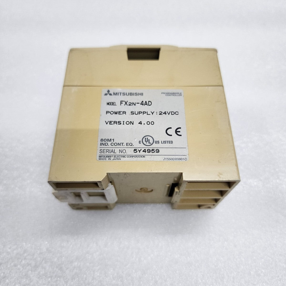 MITSUBISHI FX2N-4AD EXPANSION MODULE 24VDC