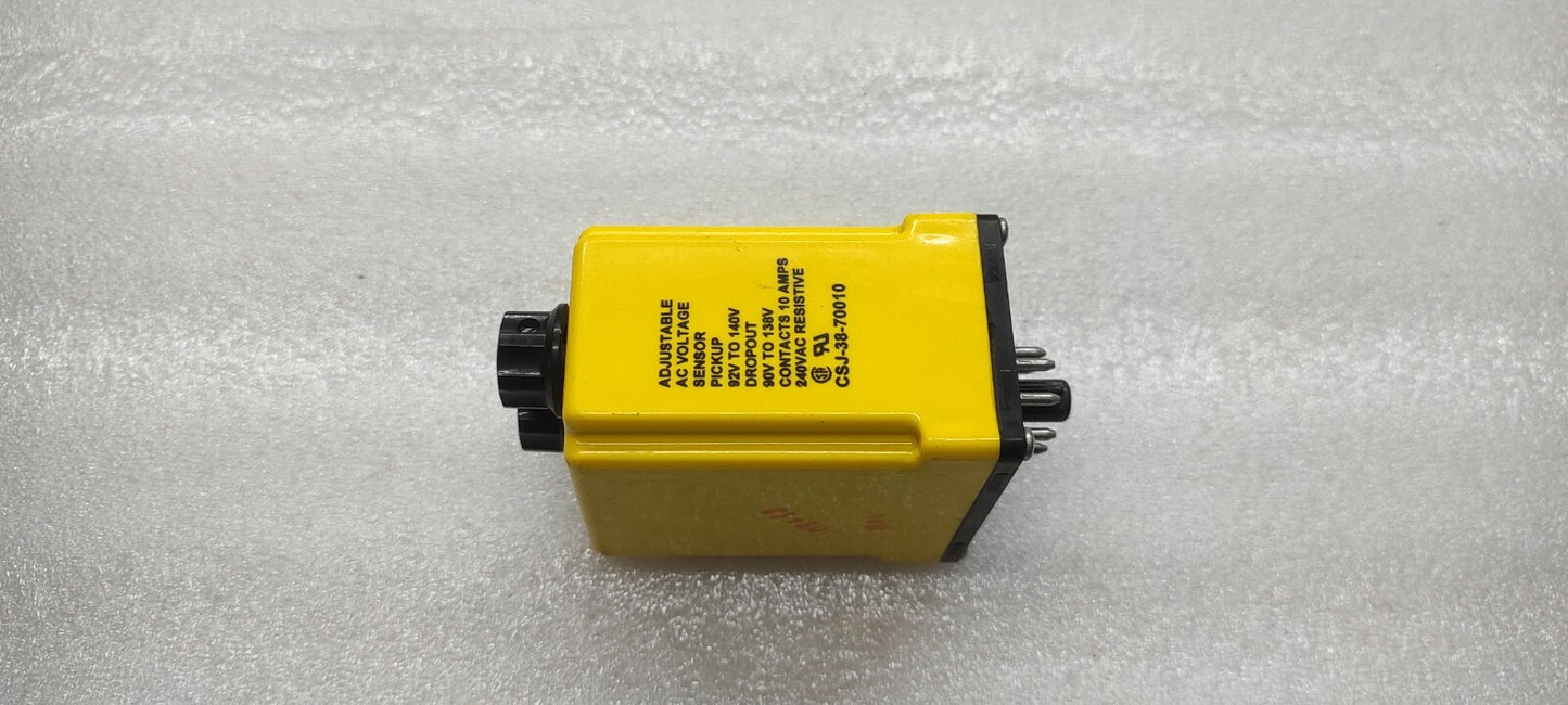TYCO ELECTRONICS POTTER BRUMFIELD CSJ-38-70010 VOLTAGE MONITORING RELAY