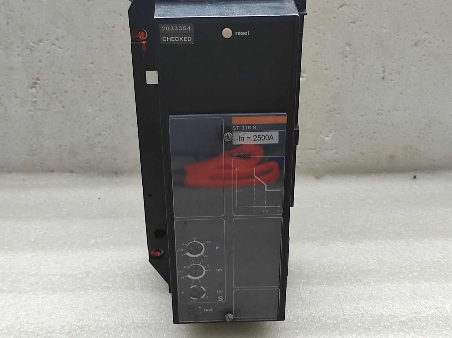 MERLIN GERIN SCHNEIDER ST 318 S CONTROL TRIP UNIT 2500A ST318S