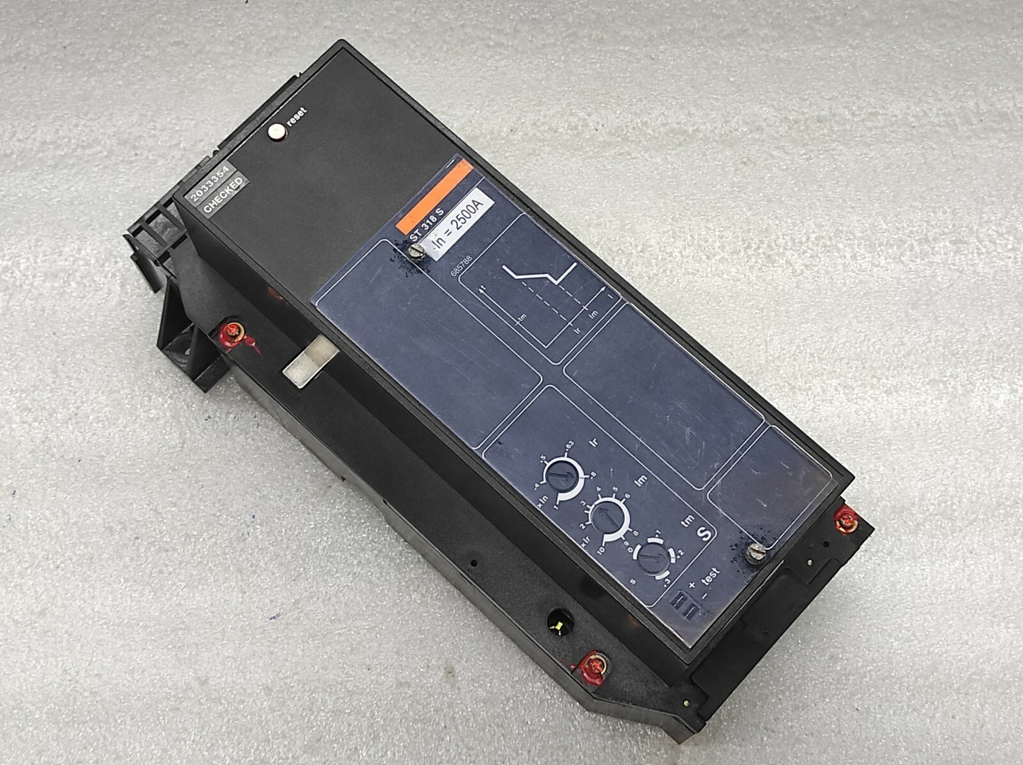MERLIN GERIN SCHNEIDER ST 318 S CONTROL TRIP UNIT 2500A ST318S