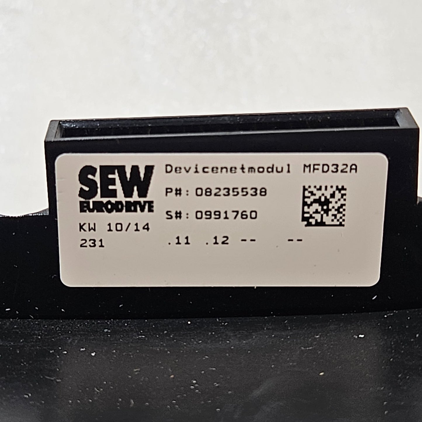 SEW EURODRIVE MFD32A DEVICENET MODULE08235538 INDUSTRIAL FIELDBUS COMMUNICATION