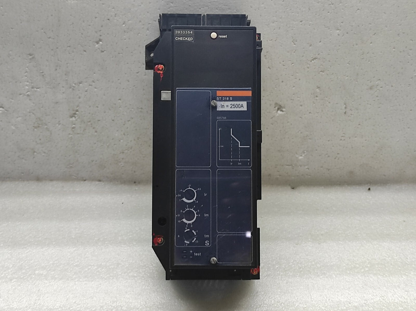 MERLIN GERIN SCHNEIDER ST 318 S CONTROL TRIP UNIT 2500A ST318S