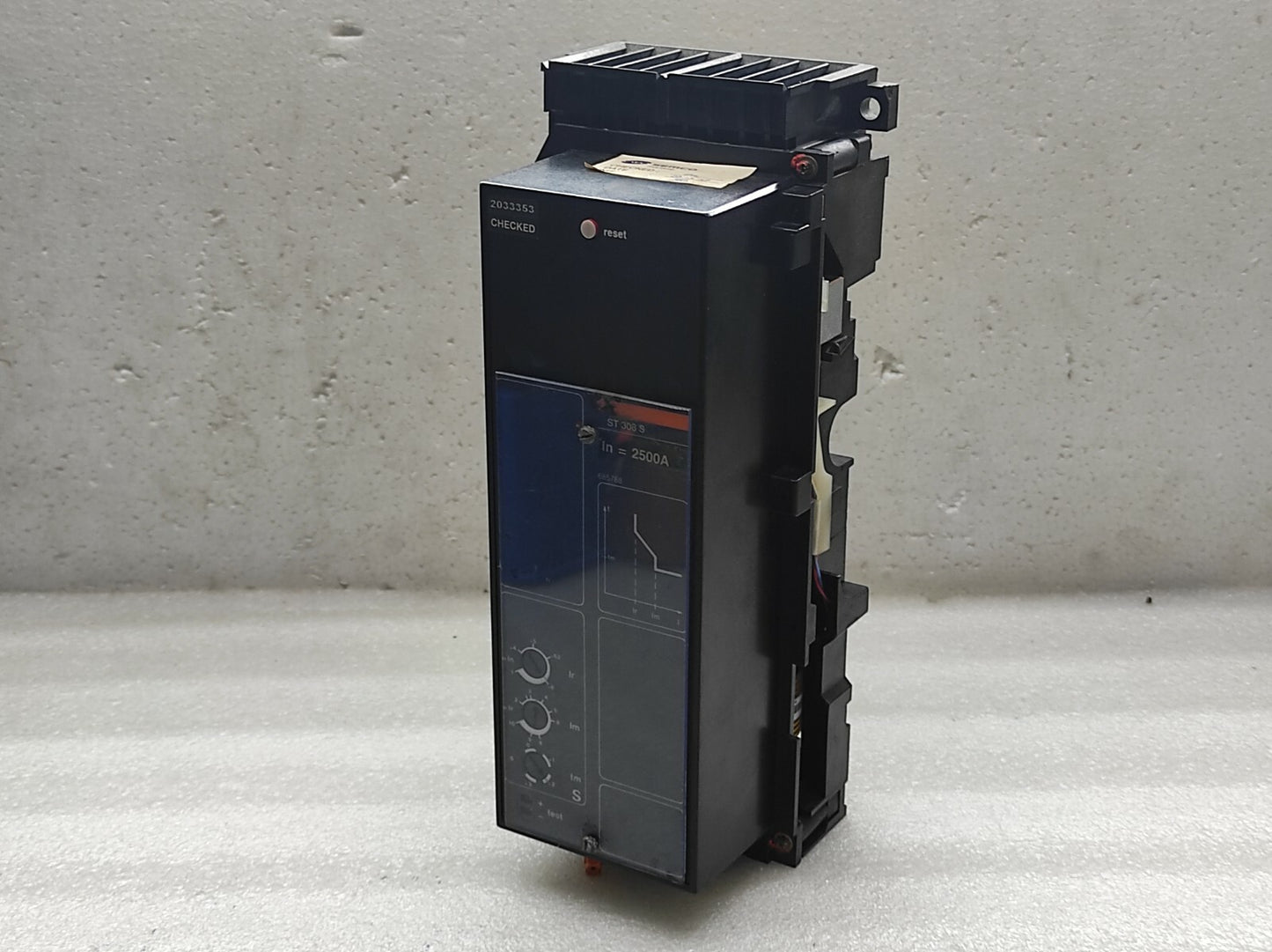 MERLIN GERIN SCHNEIDER ST 308 S PROGRAMMER CONTROL TRIP UNIT 2500A ST308S 685788