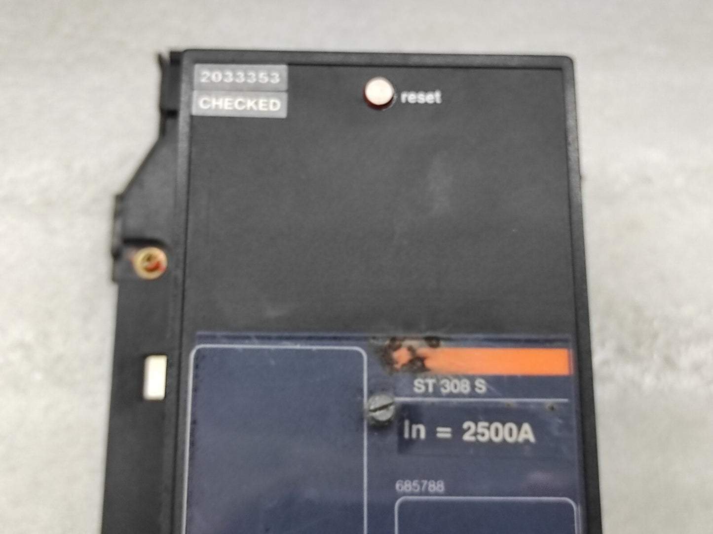 MERLIN GERIN SCHNEIDER ST 308 S PROGRAMMER CONTROL TRIP UNIT 2500A ST308S 685788