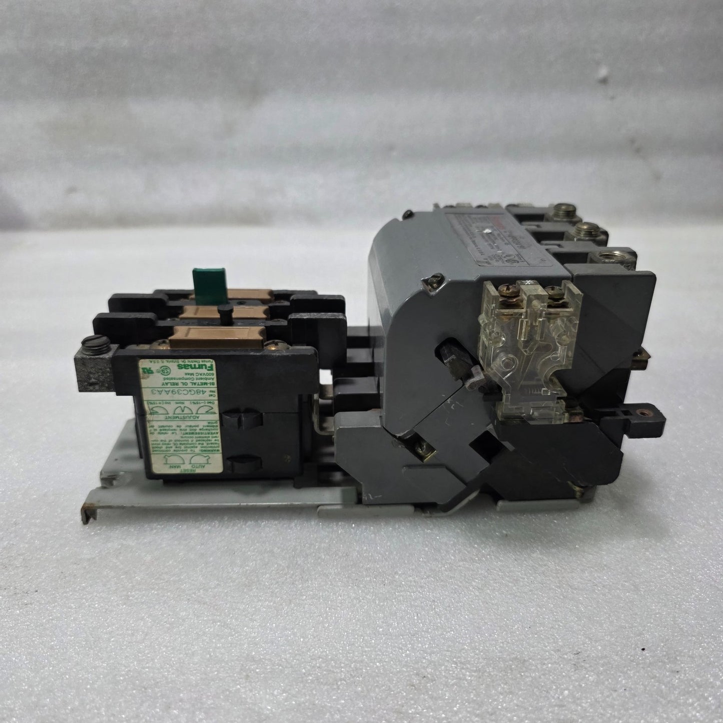 FURNAS 14FP32A-91 STARTER 45A OVERLOAD RELAY 48GC39AA3 190-220V/220-240V