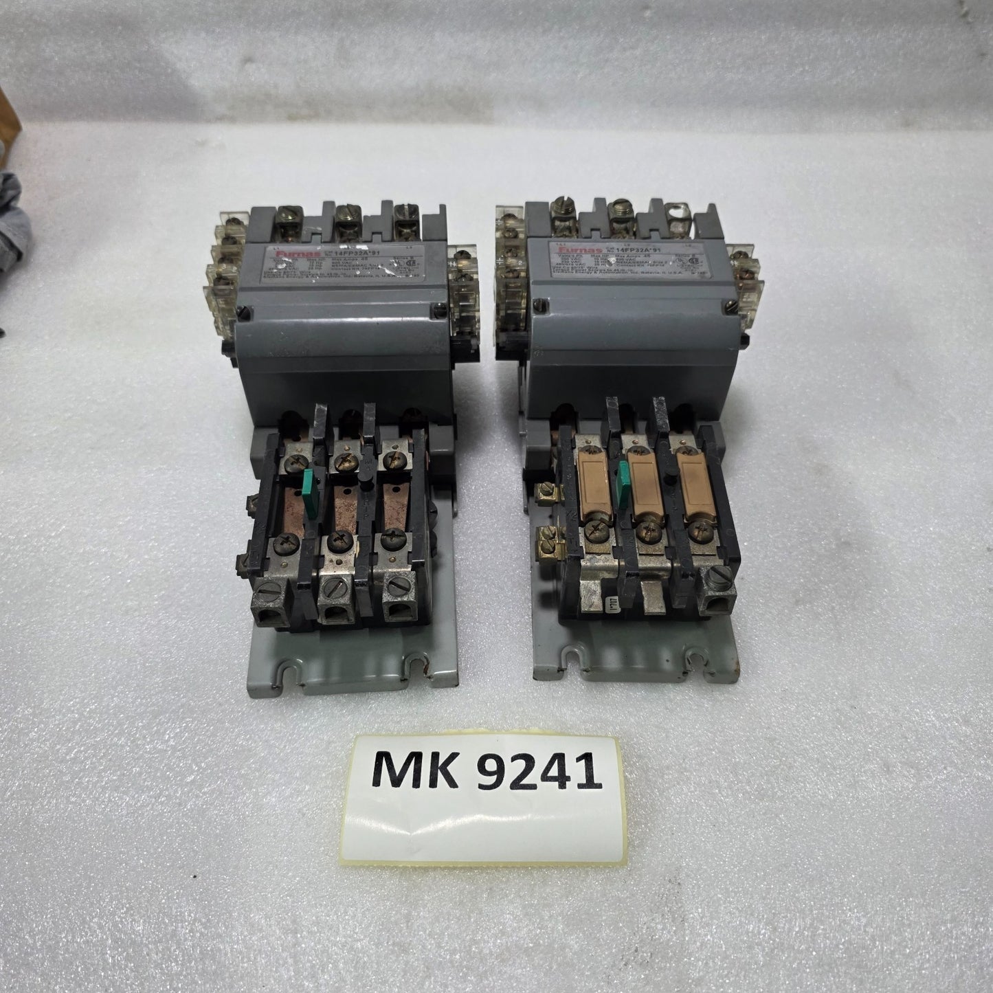 FURNAS 14FP32A-91 STARTER 45A OVERLOAD RELAY 48GC39AA3 190-220V/220-240V