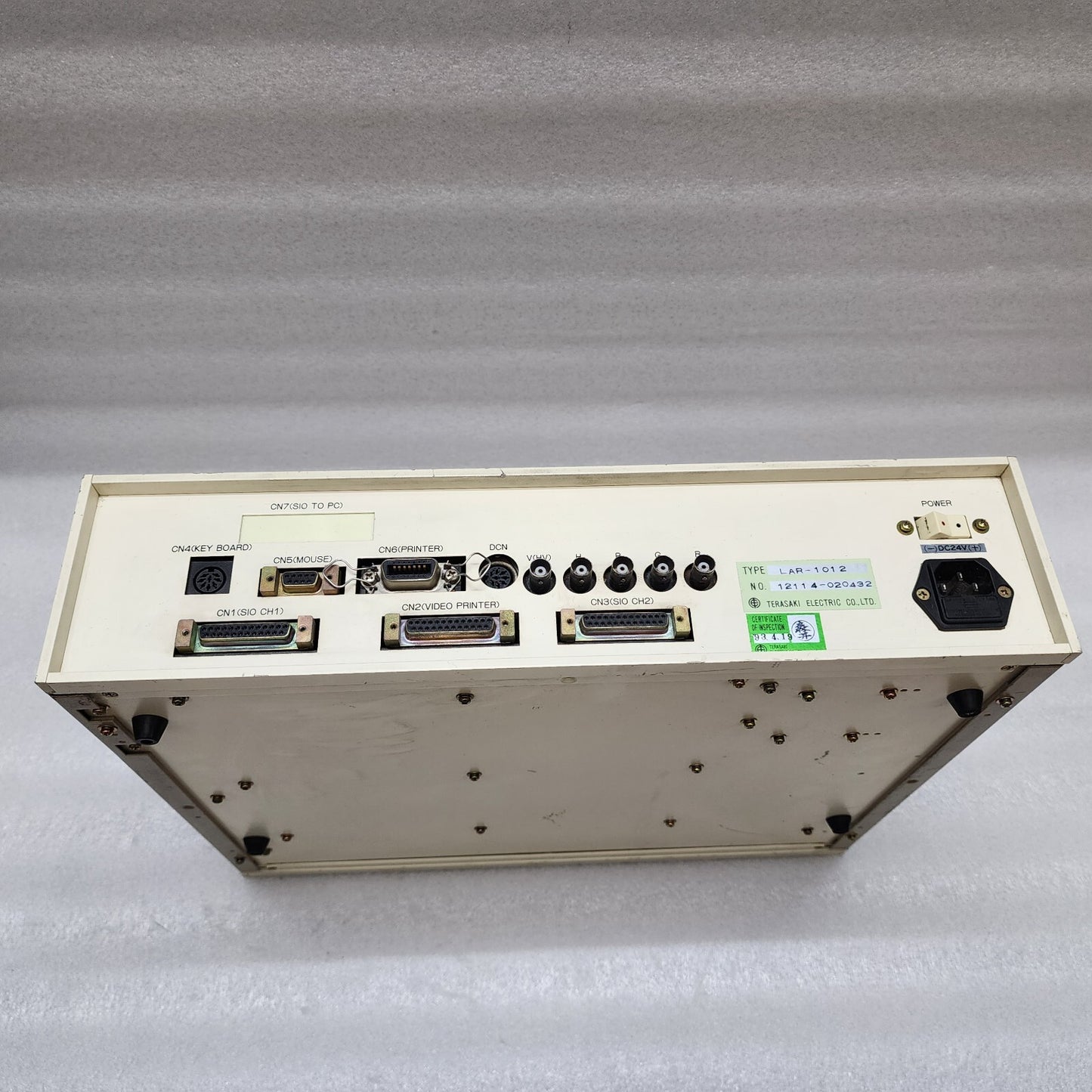 TERASAKI GDT720 GRAPHIC DISPLAY TERMINAL LAR-1012