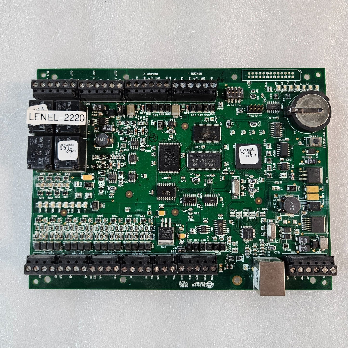 LENEL LNL-2220 ACCESS CONTROL MODULE BOARD | SECURITY ALARM SUB-ASSEMBLY