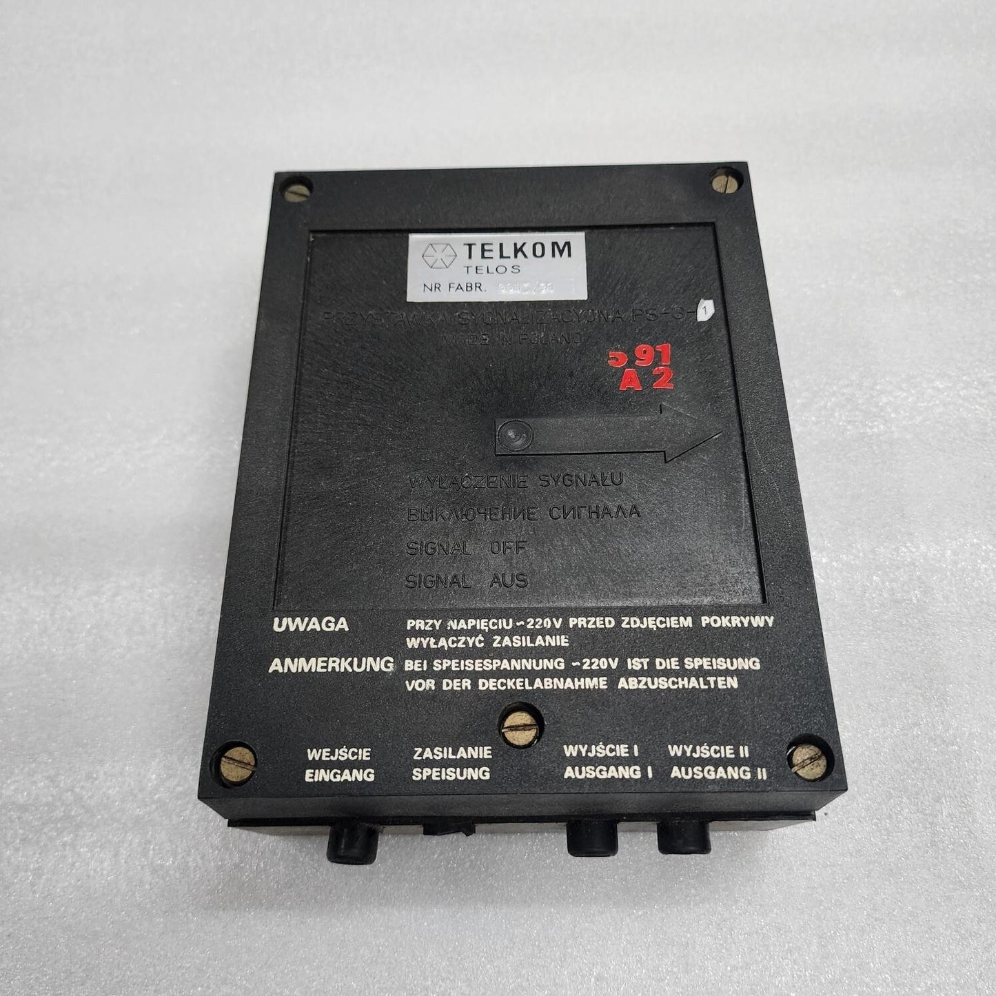 TELKOM 1ELF4 0013/31 PRZYSTAWKA SYGNALIZACYJNA PS-3-1 K-32/2X1 PN 8-4441-671-1