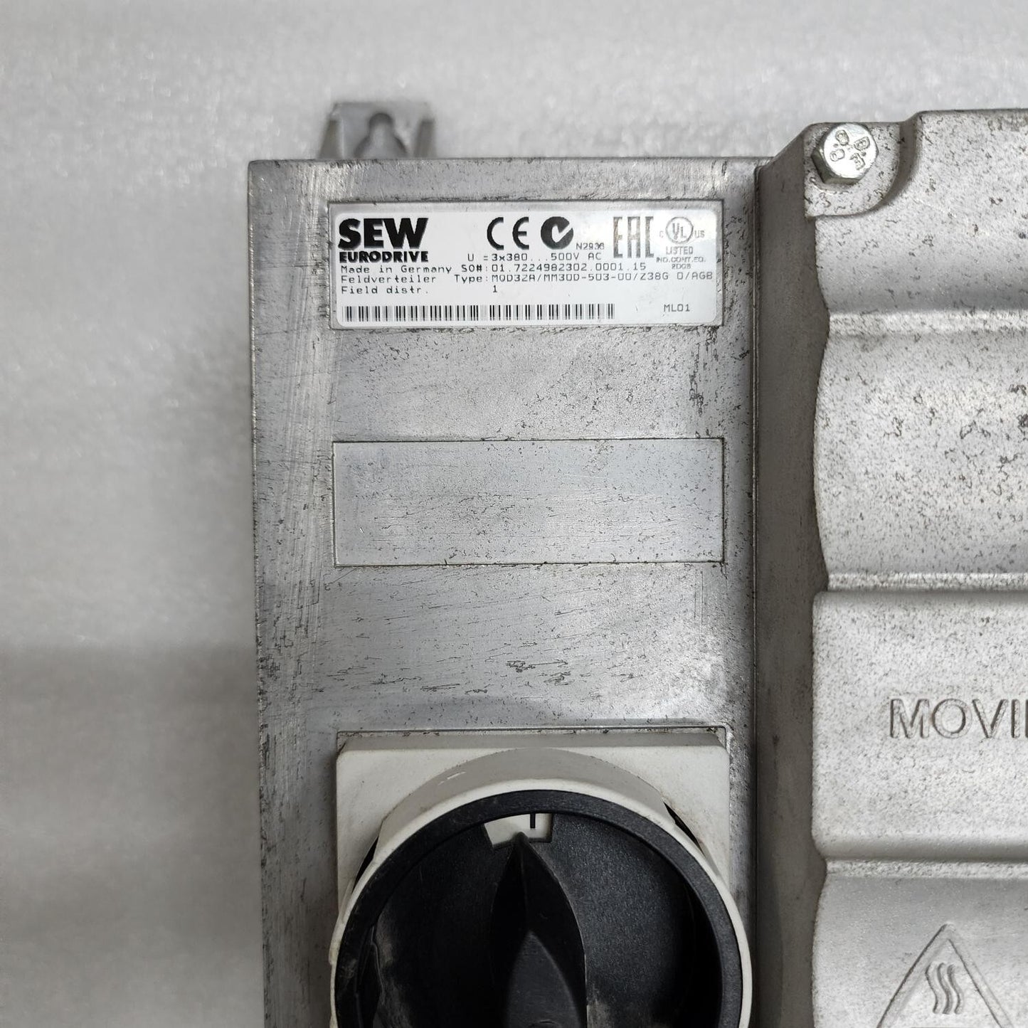 SEW EURODRIVE MOD32A/MM30D-503-00/Z38G  DRIVE INTERFACE 3.0 KW 18215068