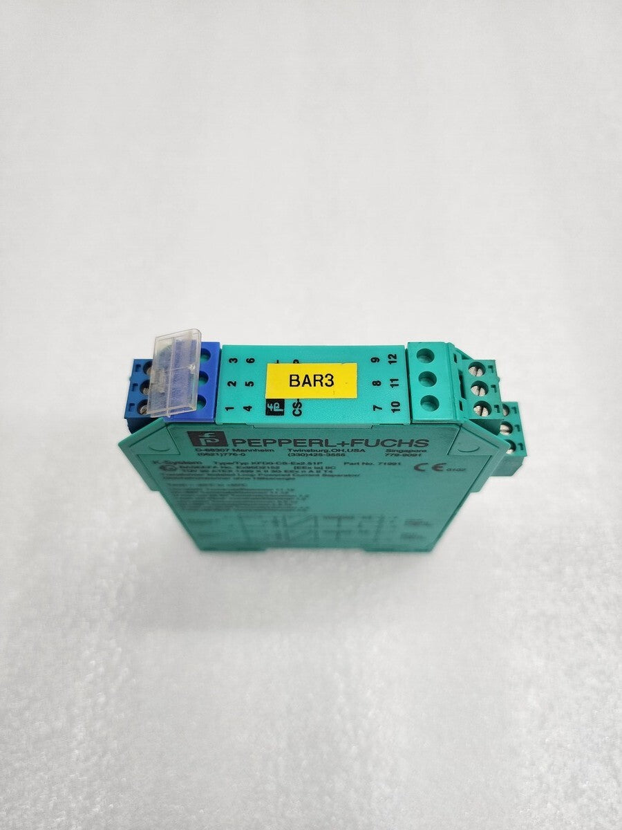 PEPPERL + FUCHS KFD0-CS-EX2.51P CURRENT SEARATOR 71991