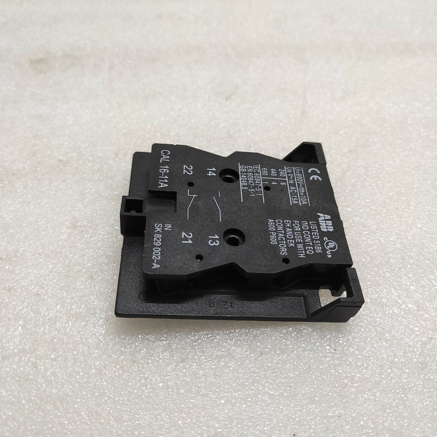 ABB CAL 16-11A AUXILIARY SWITCH