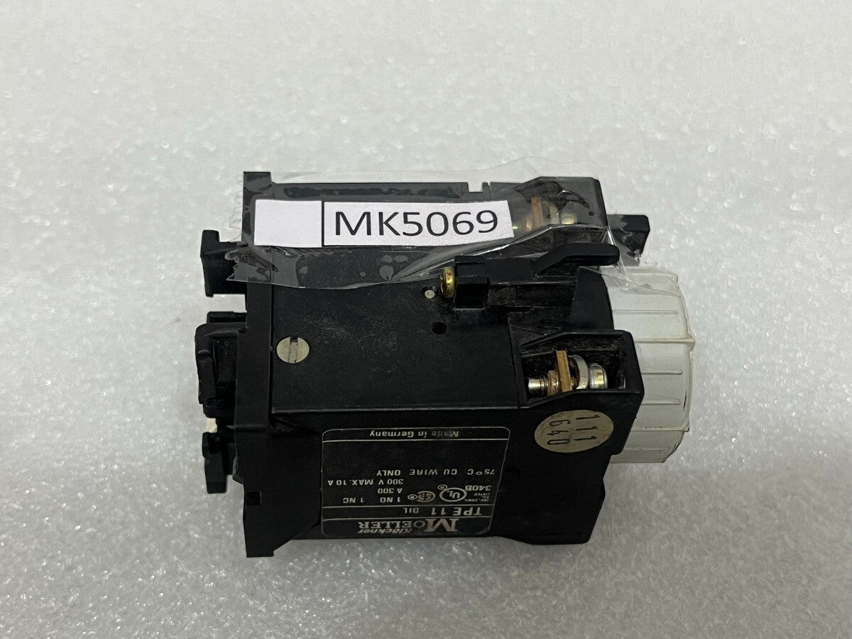 MOELLER TPE 11 DIL ON DELAY PNEUMATIC TIMER MODULE 0.2-30S & 20-180S