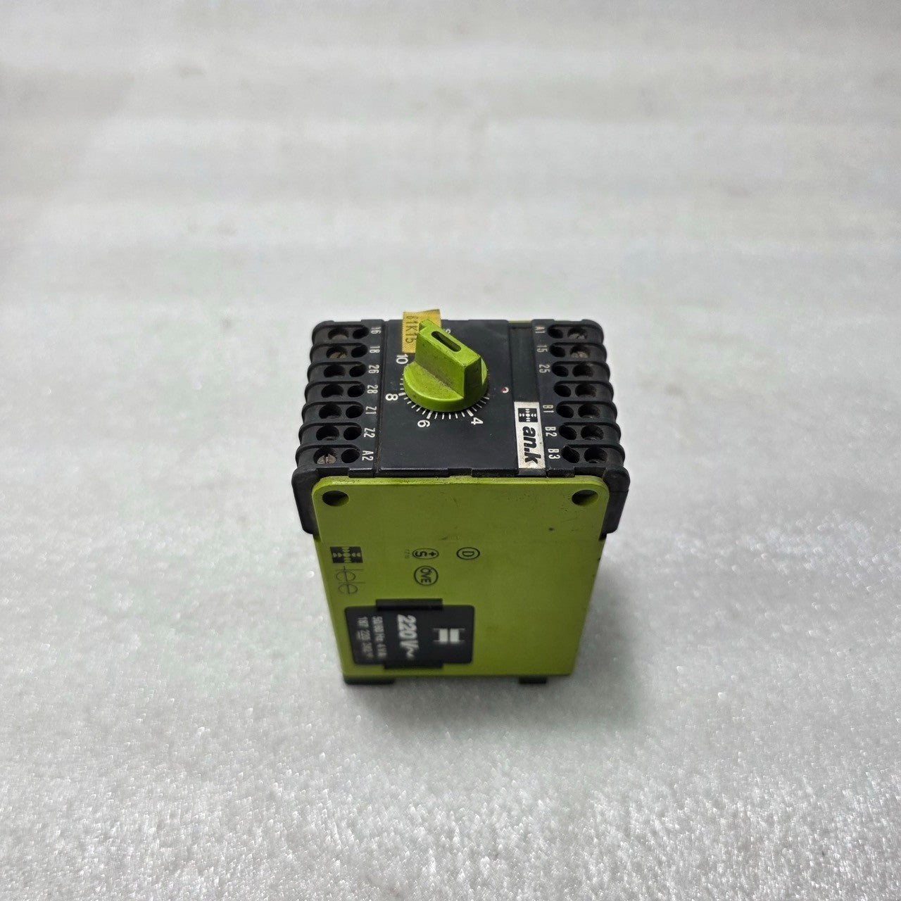 AN.K TIME DELAY RELAY 220V AC MULTI-RANGE TIMER RELAY WITH ROTARY SETTING