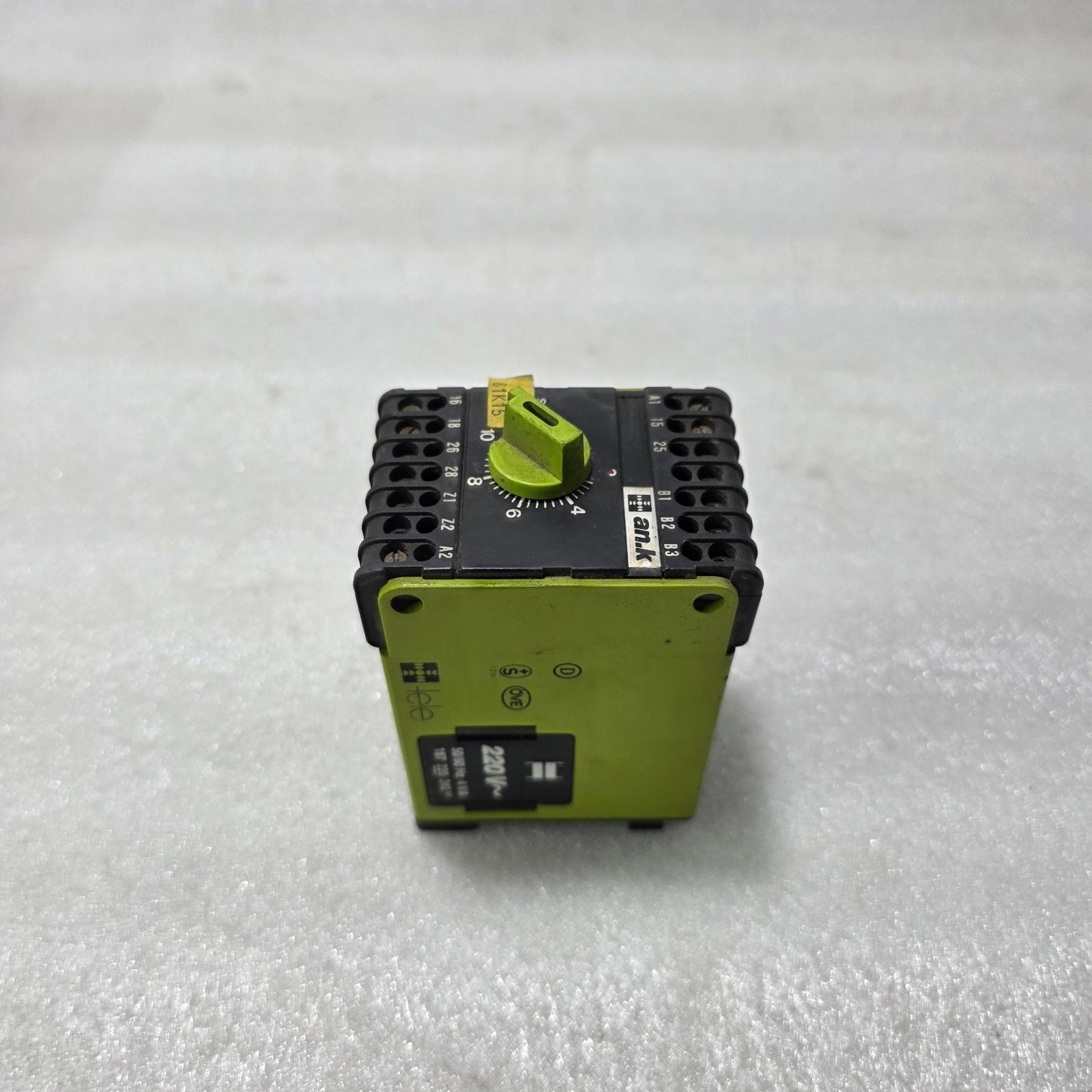 AN.K TIME DELAY RELAY 220V AC MULTI-RANGE TIMER RELAY WITH ROTARY SETTING