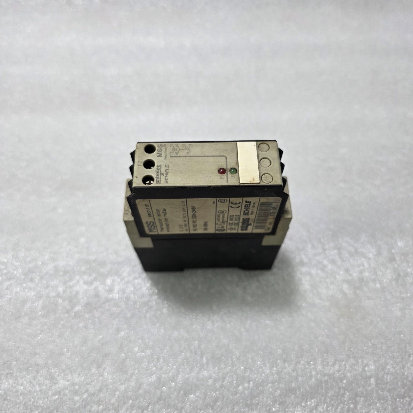 ENTRELEC SCHIELE MSS MECOTRON THERMISTOR MOTOR PROTECTION RELAY 2.430.801.11 220