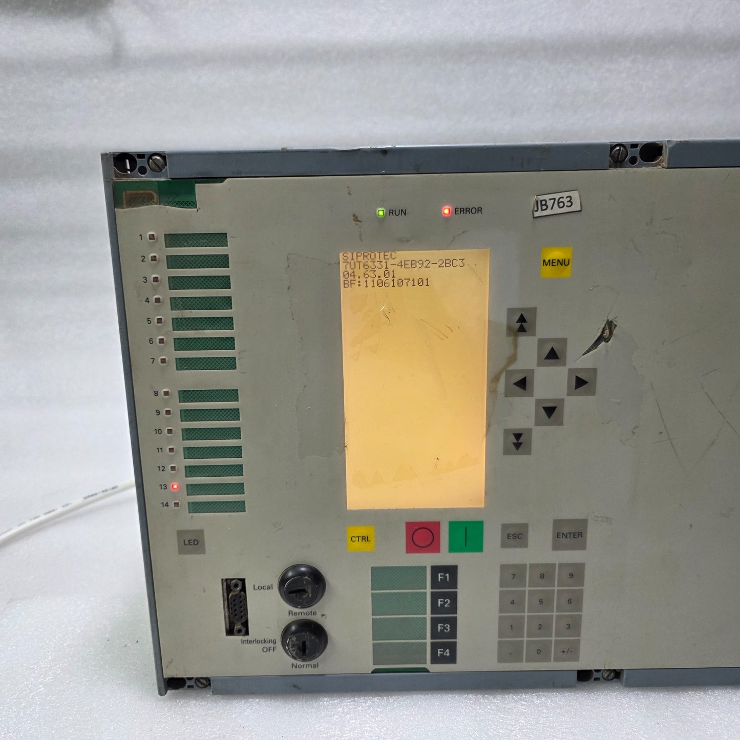 SIEMENS SIPROTEC 7UT6331-4EB92-2BC3 TRANSFORMER DIFFERENTIAL PROTECTION RELAY