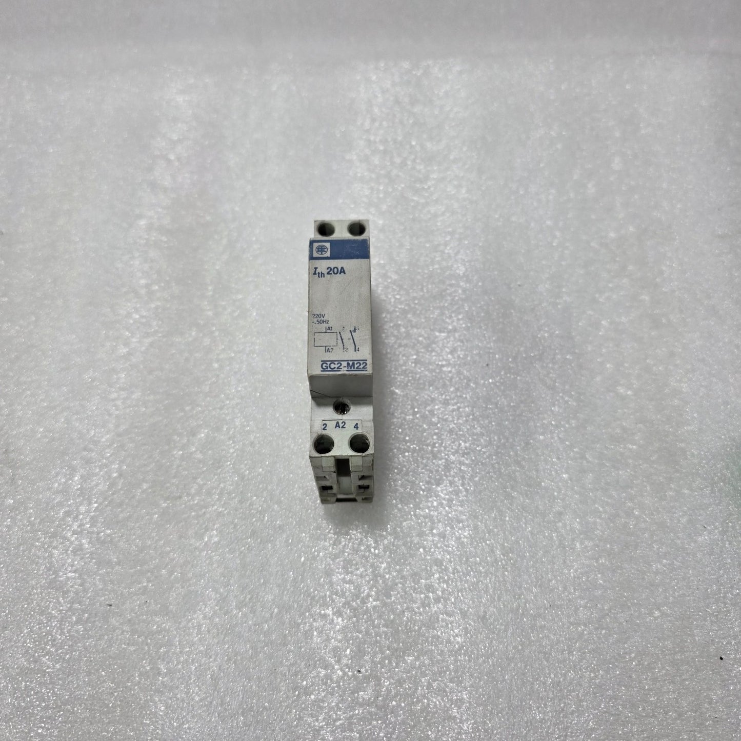 TELEMECANIQUE GC2-M22 MODULAR CONTACTOR RELAY 20A 230V AC COIL DIN RAIL MOUNT