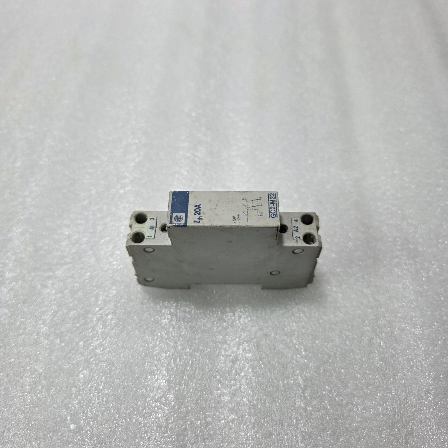 TELEMECANIQUE GC2-M22 MODULAR CONTACTOR RELAY 20A 230V AC COIL DIN RAIL MOUNT