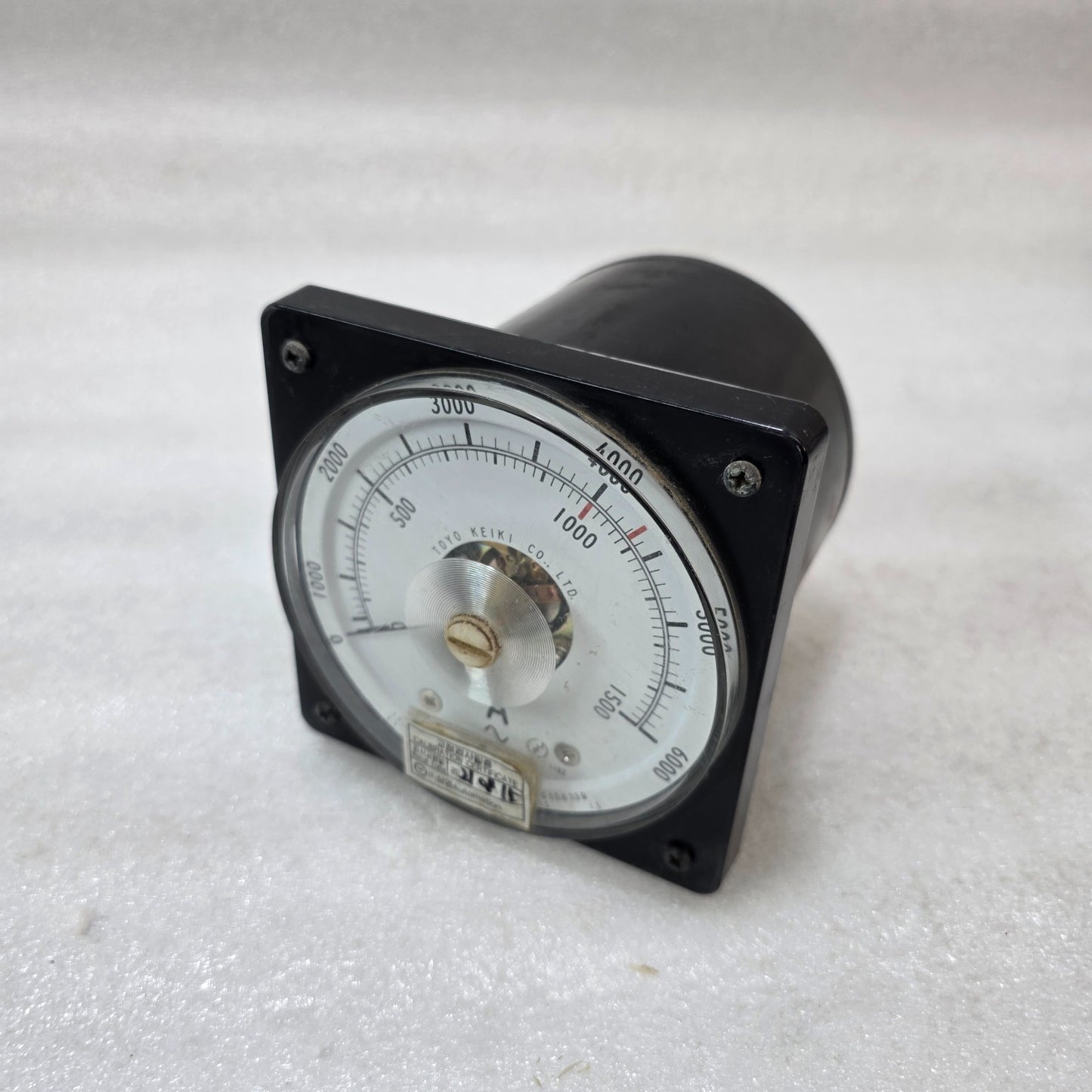 TOYO KEIKI SEVF-11 AC AMMETER PANEL METER DUAL CT 6000 - 1500/5A