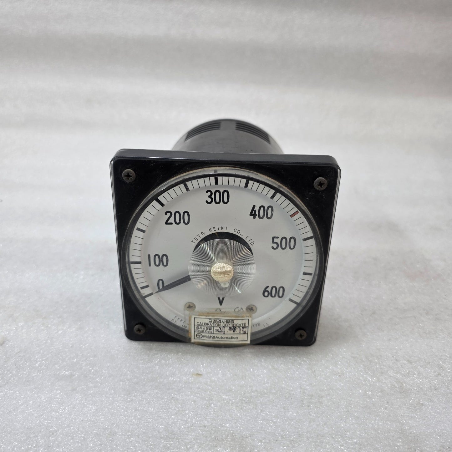TOYO KEIKI AVF-11 AC VOLTMETER PANEL METER (0–600 V, PT 460/115V)