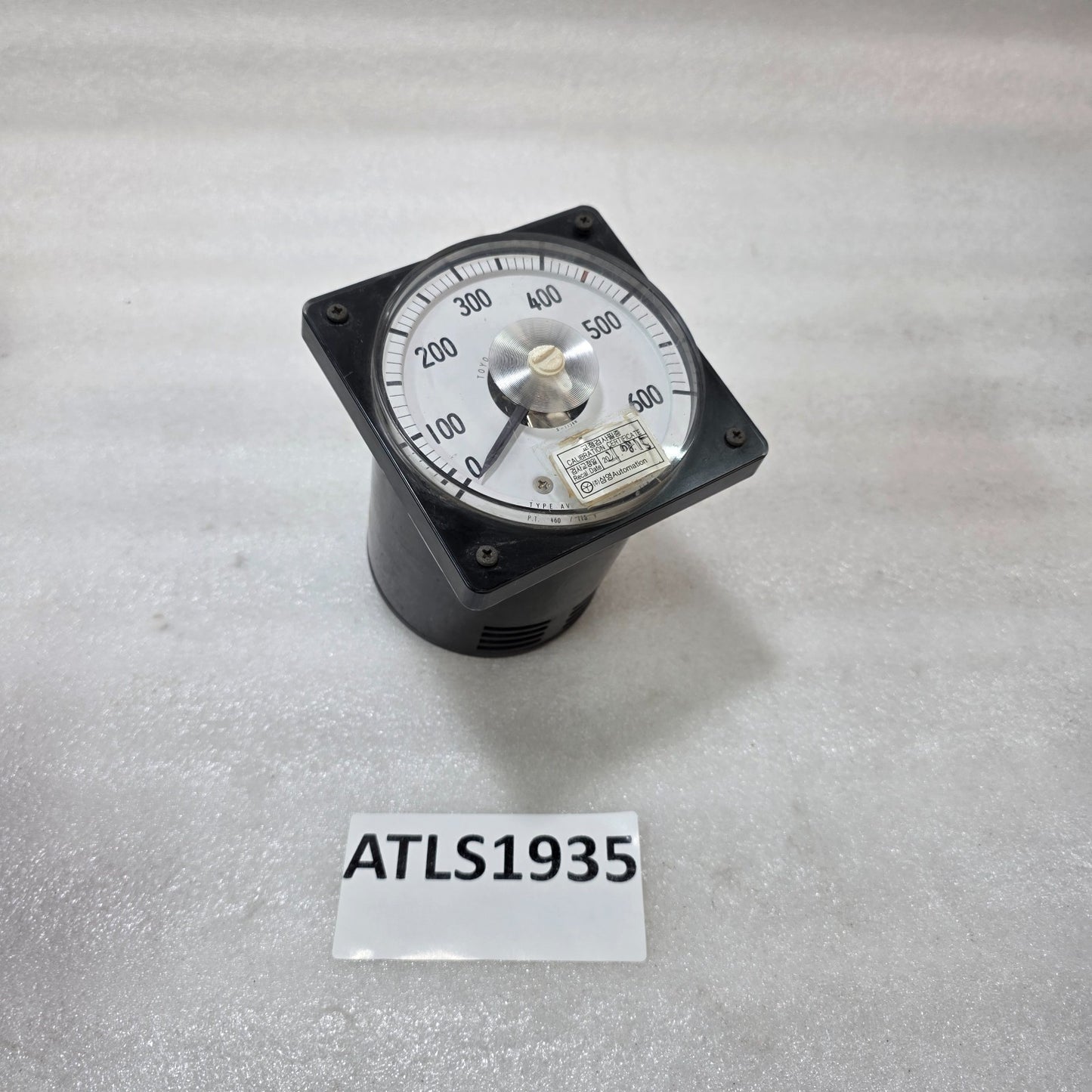 TOYO KEIKI AVF-11 AC VOLTMETER PANEL METER (0–600 V, PT 460/115V)