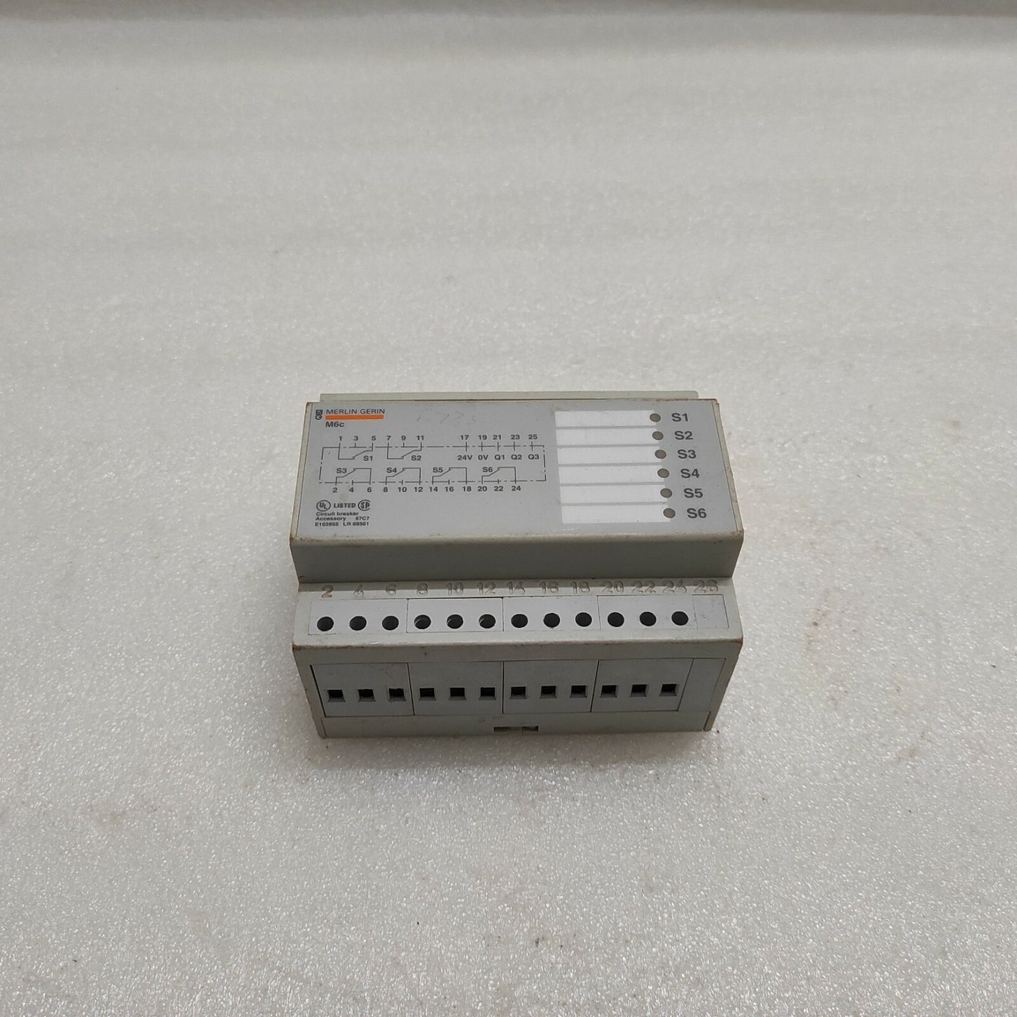 SE MERLIN GERIN M6C CONTROLLER MODULE 33104