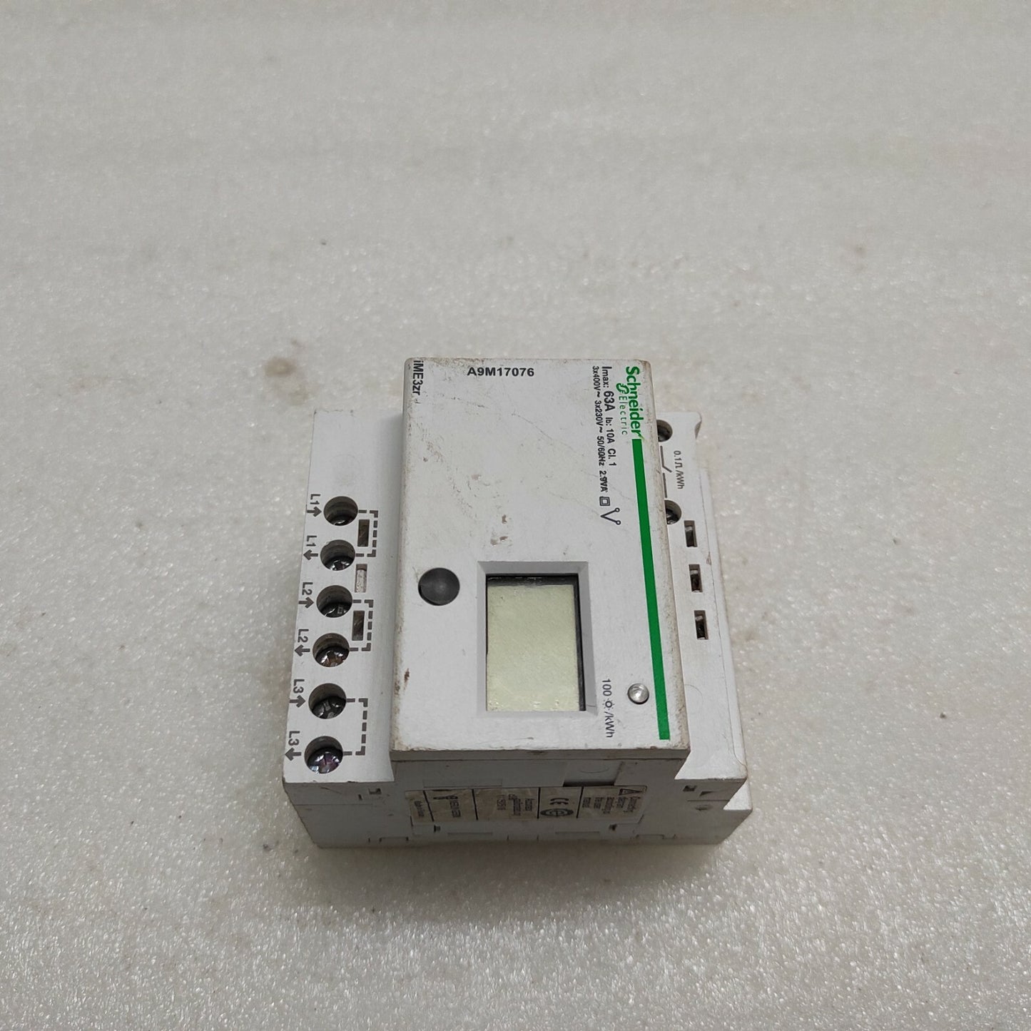 SE A9M17076 3-PH POWER METER IME3ZR 400V 0-63A