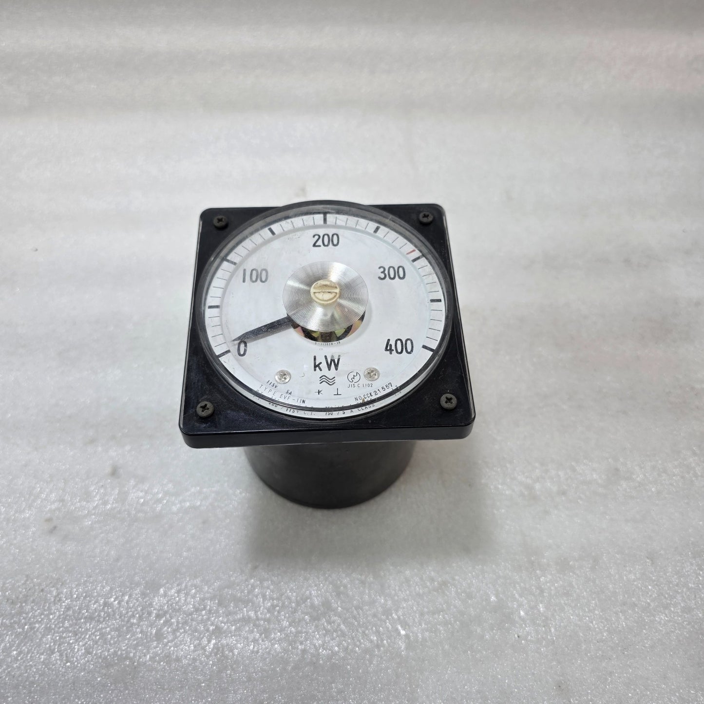 TOYO KEIKI EVF-11N KW PANEL METER (0–400 KW, CT 750/5A, 115V AC)