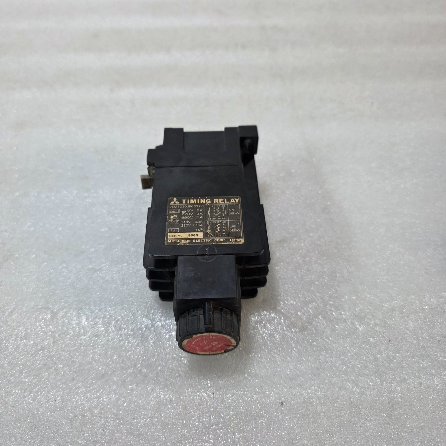 MITSUBISHI SRT-AN ON DELAY TIMING RELAY 220V AC INDUSTRIAL TIMER RELAY 0.2–60 S