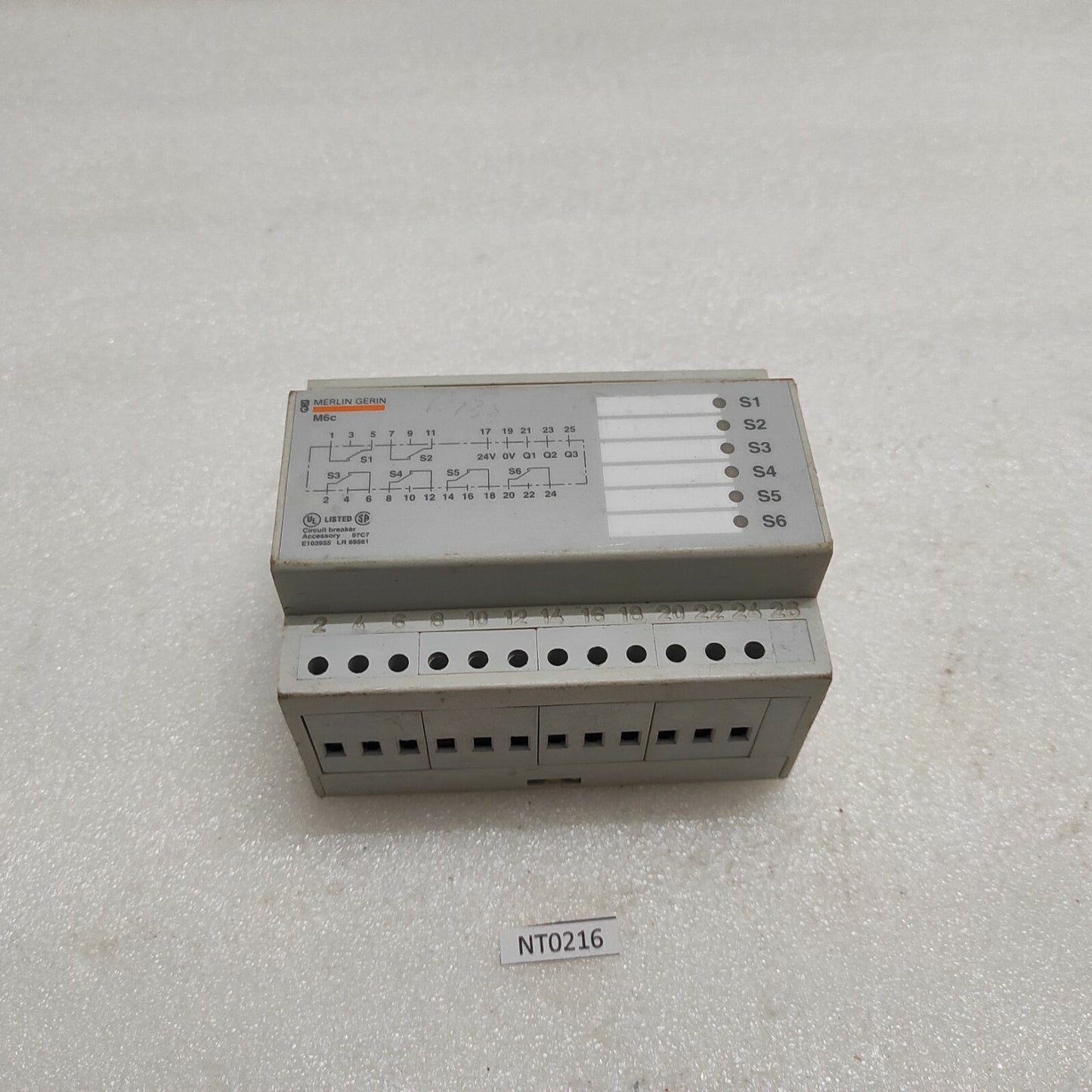 SE MERLIN GERIN M6C CONTROLLER MODULE 33104