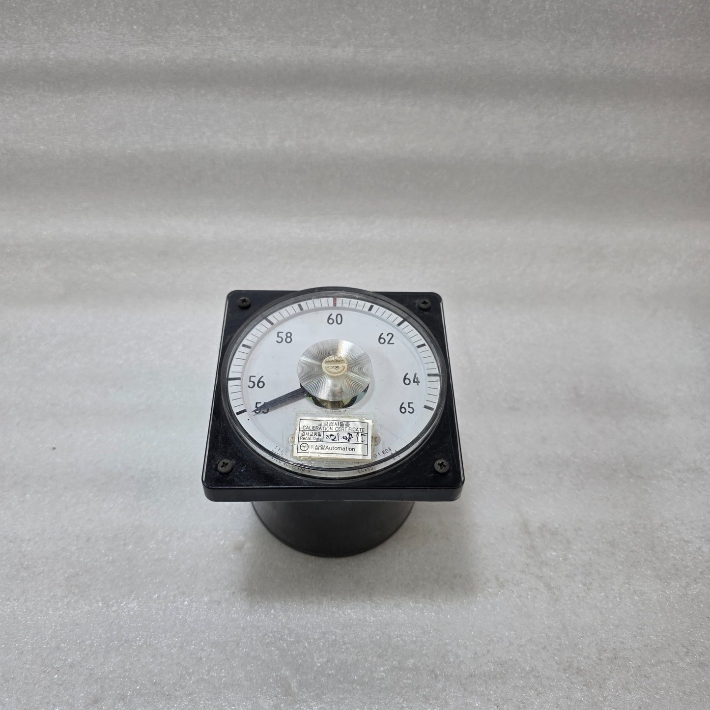 TOYO KEIKI FVF-11 55–65 HZ ANALOG FREQUENCY METER 110V CLASS 0.5