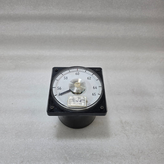 TOYO KEIKI FVF-11 55–65 HZ ANALOG FREQUENCY METER 110V CLASS 0.5
