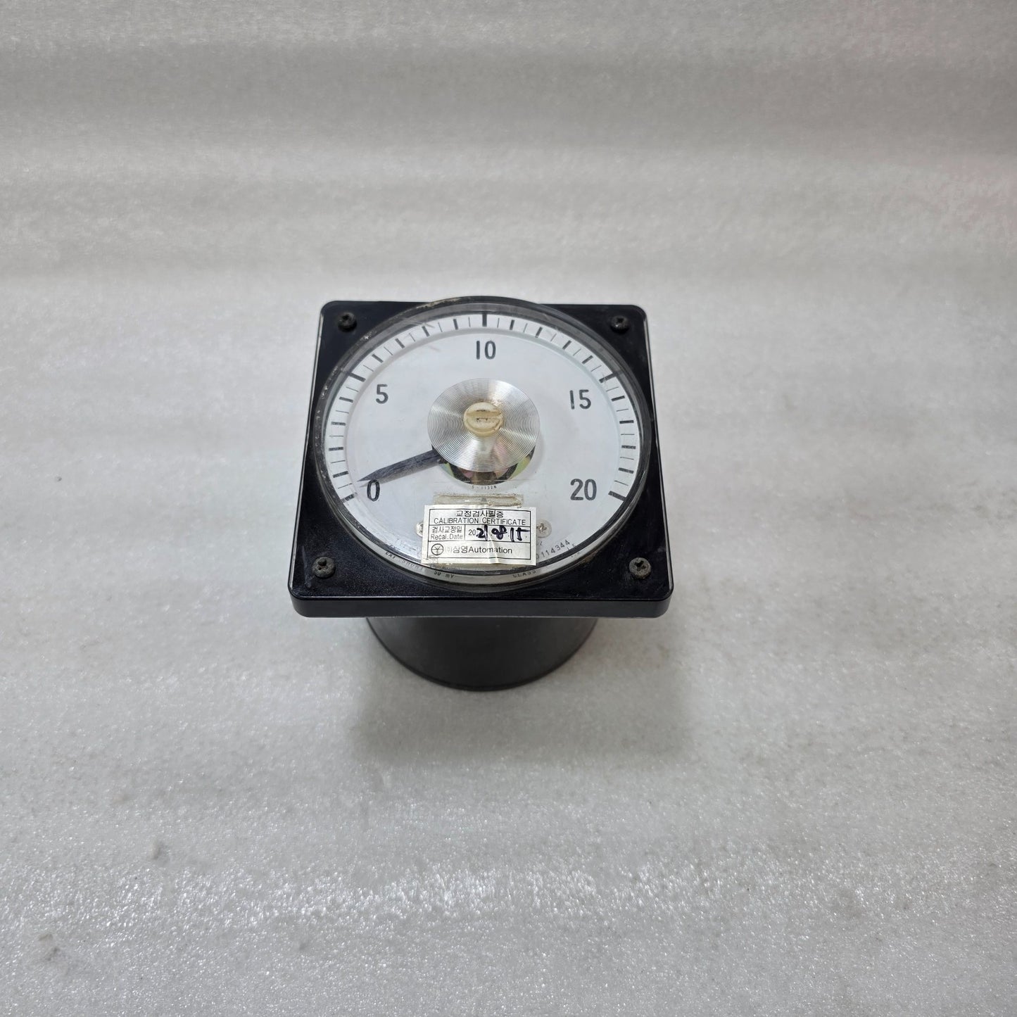 TOYO KEIKI DVF-11 0–20A ANALOG AMMETER DC PANEL METER EXTERNAL SHUNT 50MV