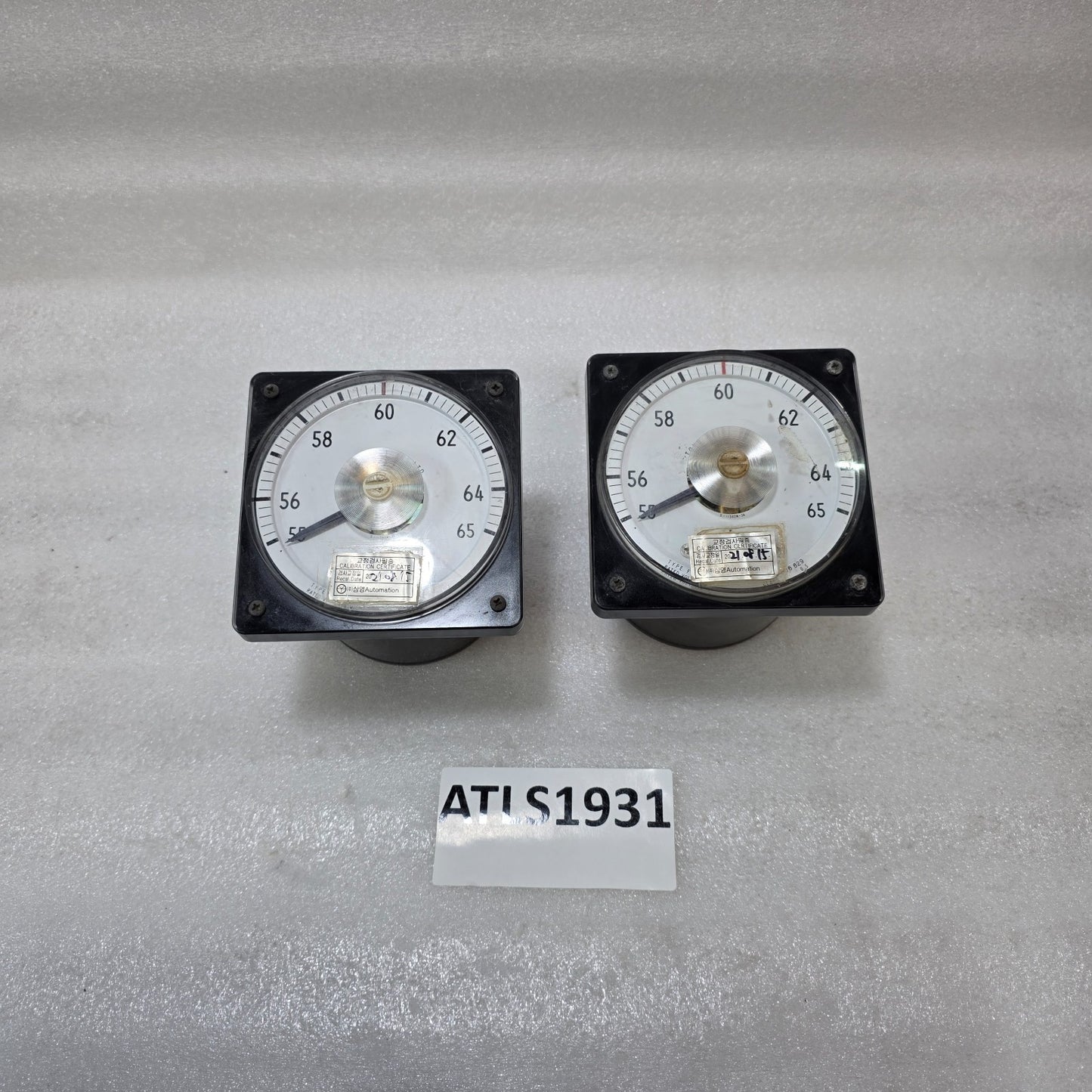 TOYO KEIKI FVF-11 55–65 HZ ANALOG FREQUENCY METER 110V CLASS 0.5