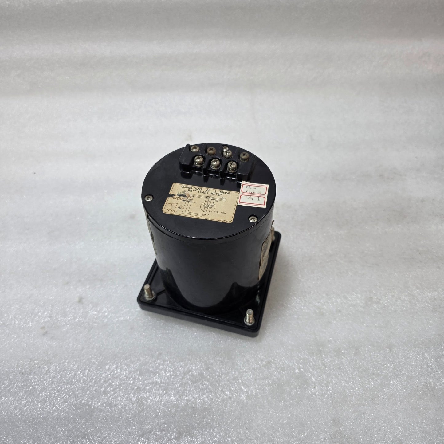 TOYO KEIKI EVF-11N 0–4500 KW ANALOG POWER METER PT 460/115V CT 6000/5A