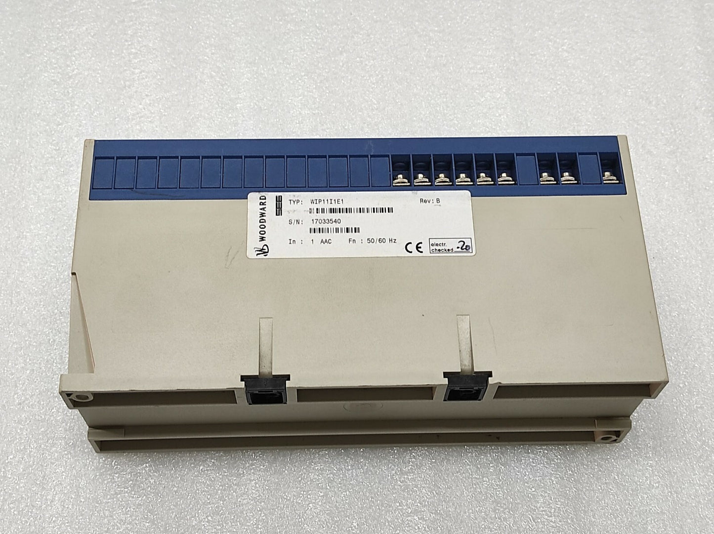 Woodward WIP11I1E1 Self Powered Time Overcurrent Relay Revision B