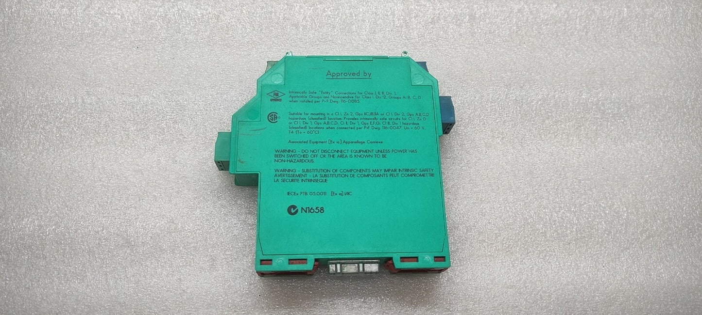 PEPPERL + FUCHS KFD2-ST2-EX2 SWITCH AMPLIFIER 181000