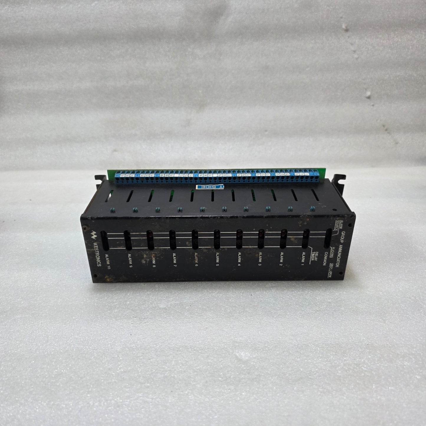 WESTRONICS SBGA-10P2W GROUP ANNUNCIATOR PANEL | INDUSTRIAL ALARM SOURCE MONITOR