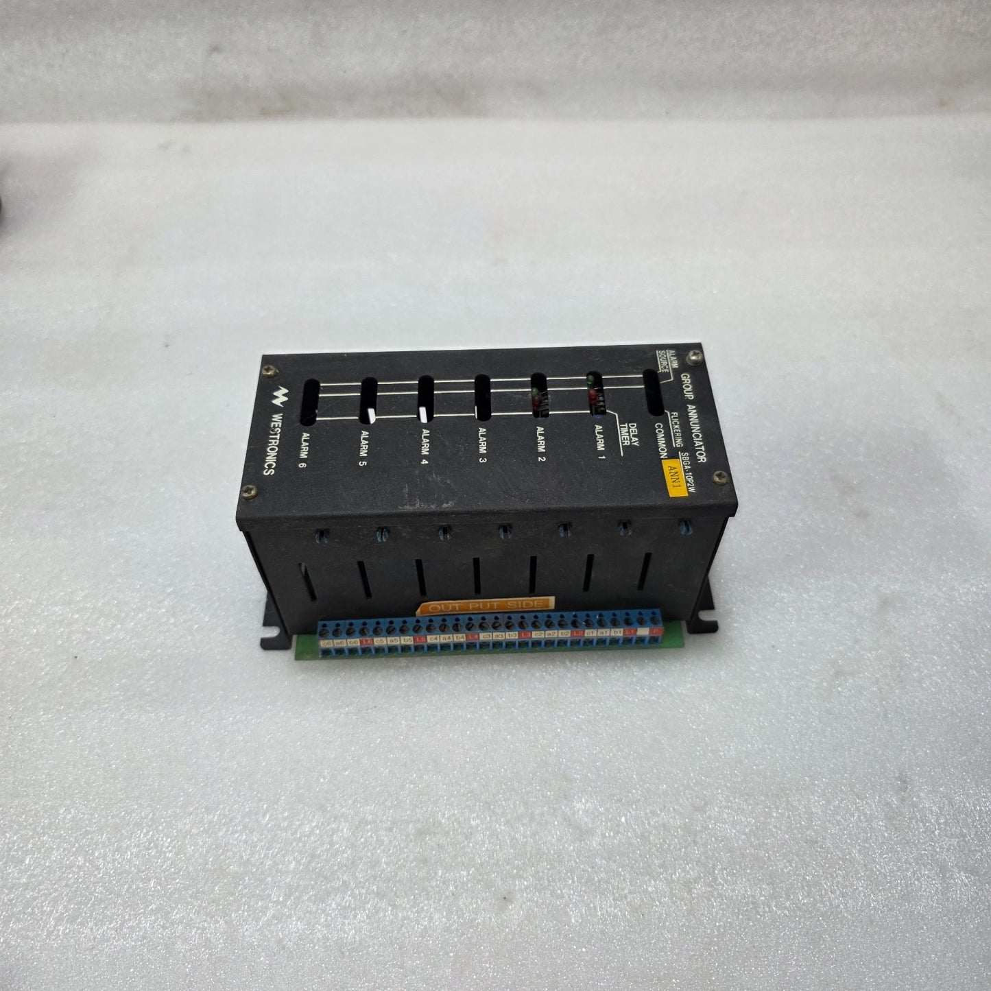 WESTRONICS SBGA-10P2W GROUP ANNUNCIATOR ALARM PANEL SEOBU ELECTRONICS KOREA