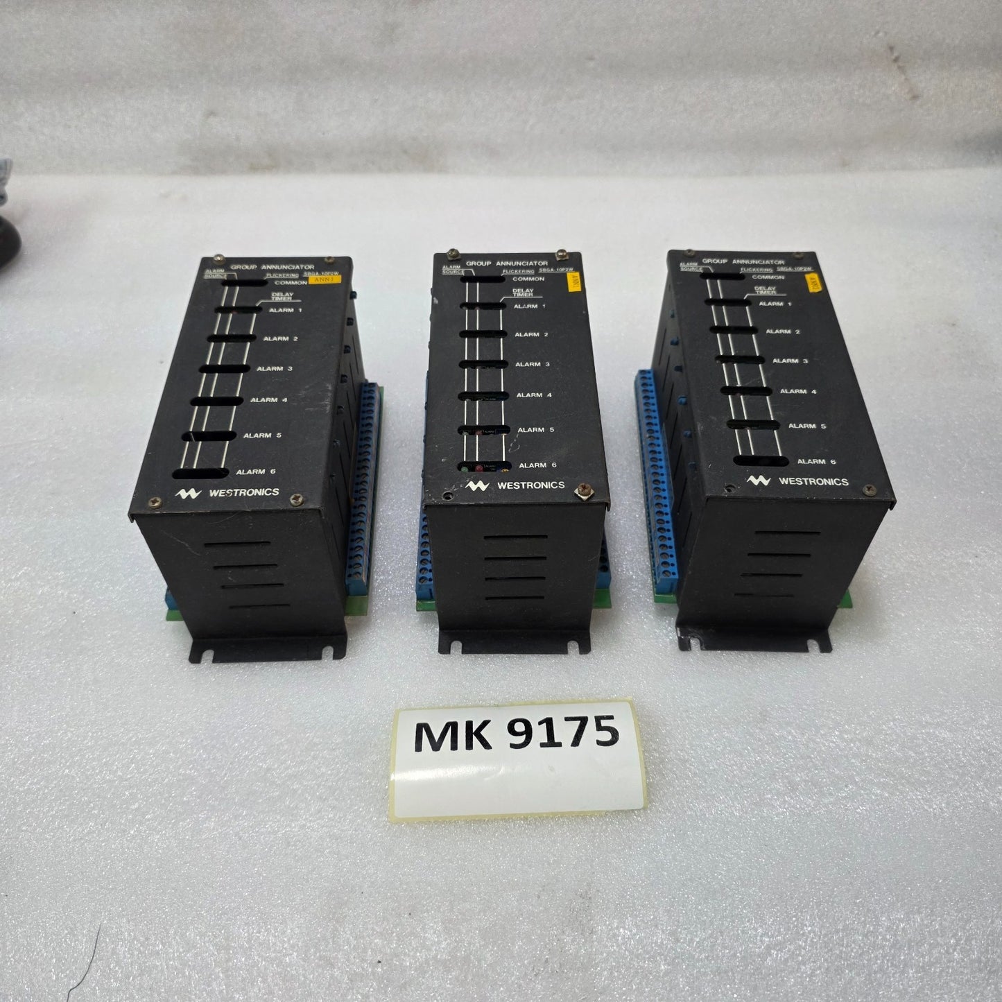 WESTRONICS SBGA-10P2W GROUP ANNUNCIATOR ALARM PANEL SEOBU ELECTRONICS KOREA