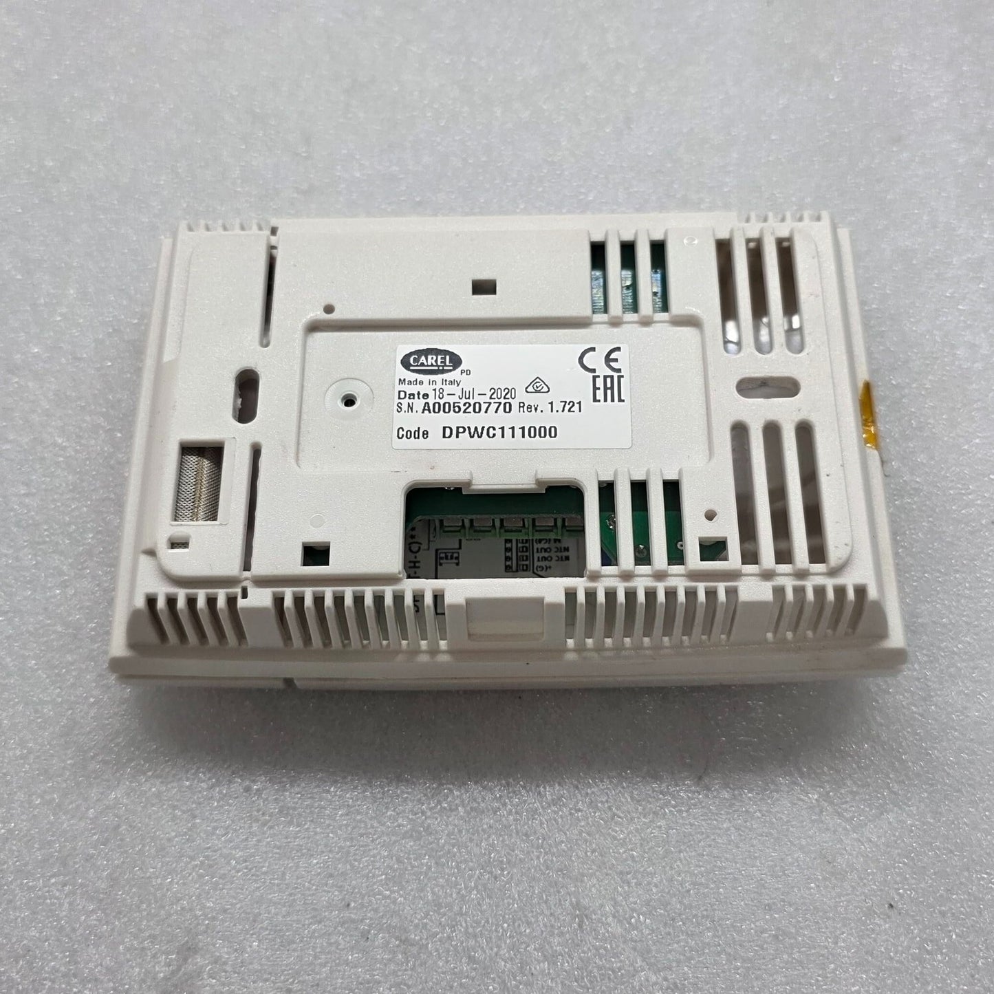 CAREL DPWC111000 TEMPERATURE AND HUMIDITY CONTROLLER