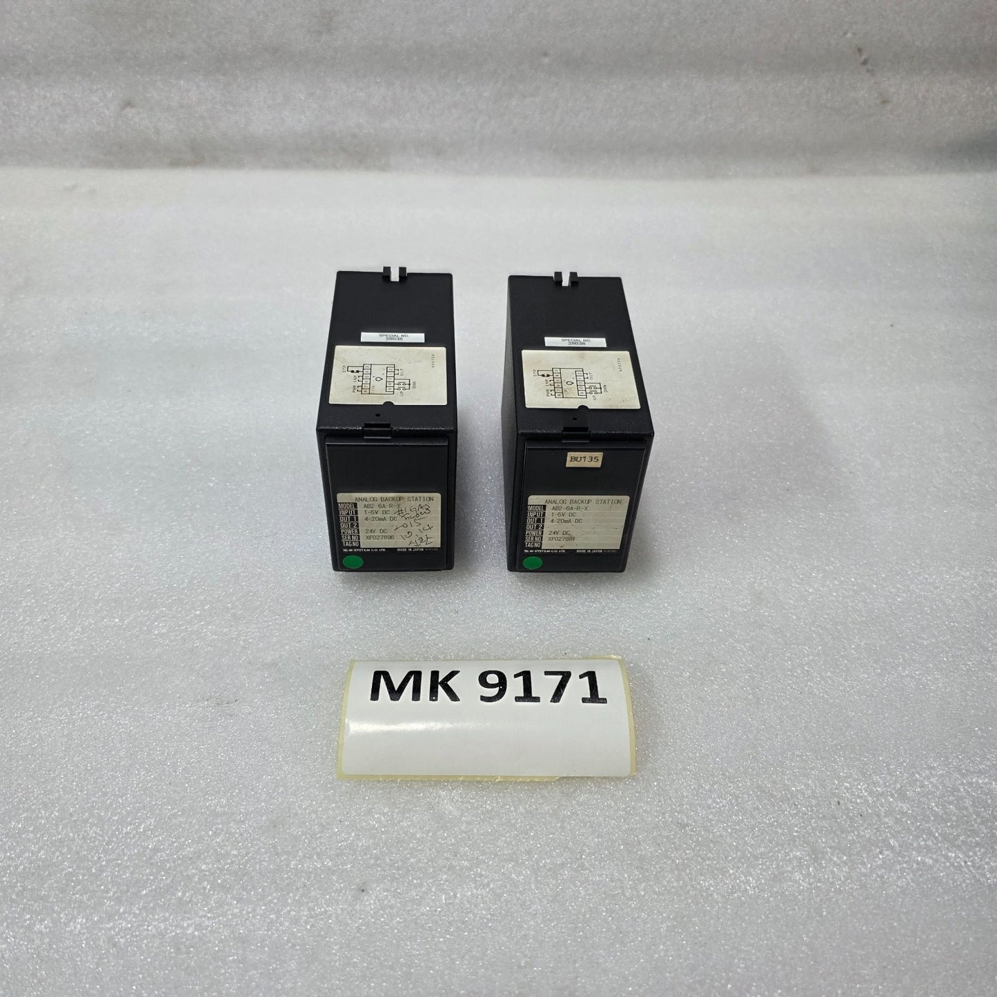 M-SYSTEM AB2-6A-R-X ANALOG BACKUP STATION SIGNAL CONDITIONER 1–5V TO 4–20MA 24V