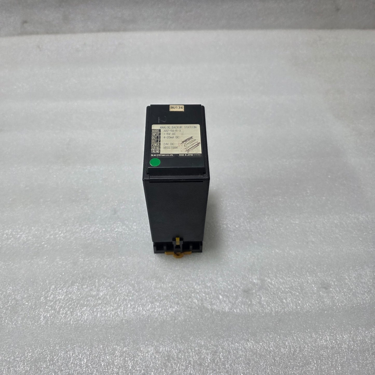 M-SYSTEM AB2-6A-R-X ANALOG BACKUP STATION SIGNAL CONDITIONER 1–5V TO 4–20MA 24V