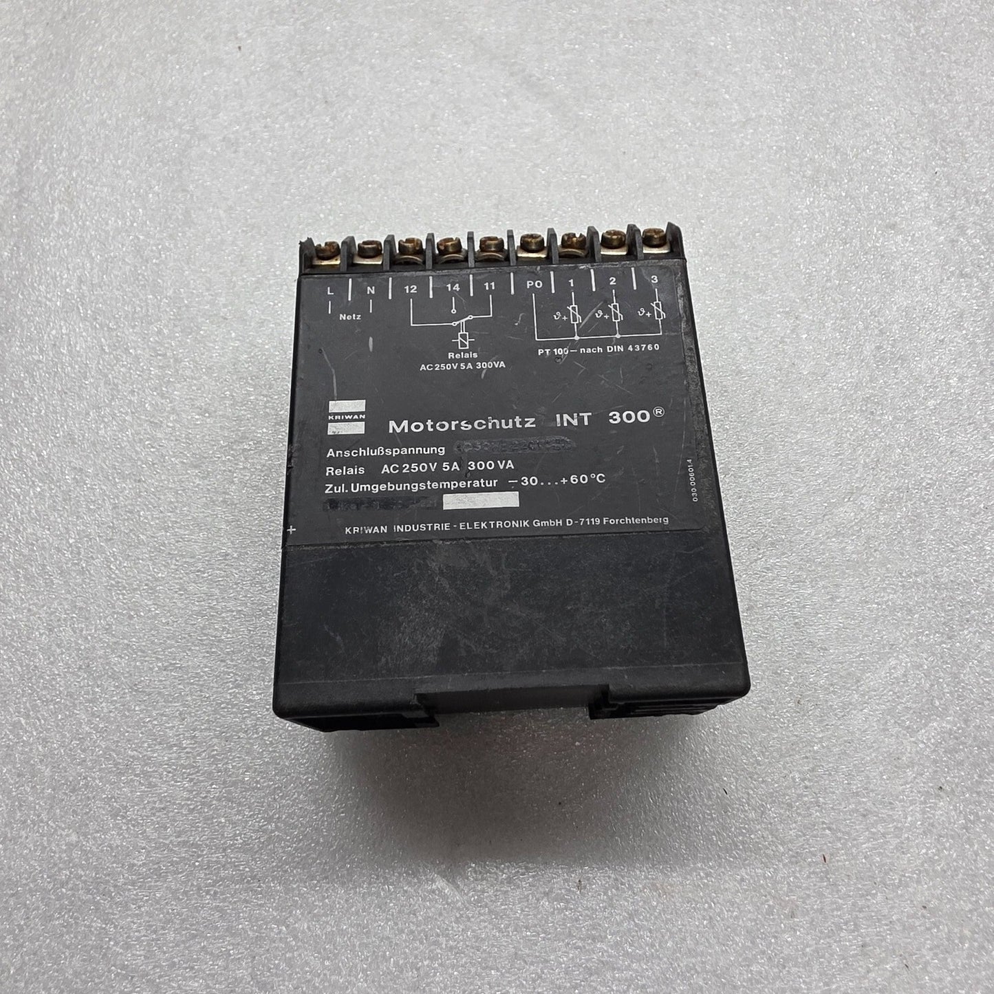 KRIWAN MOTORSCHUTZ 300 MOTOR PROTECTOR