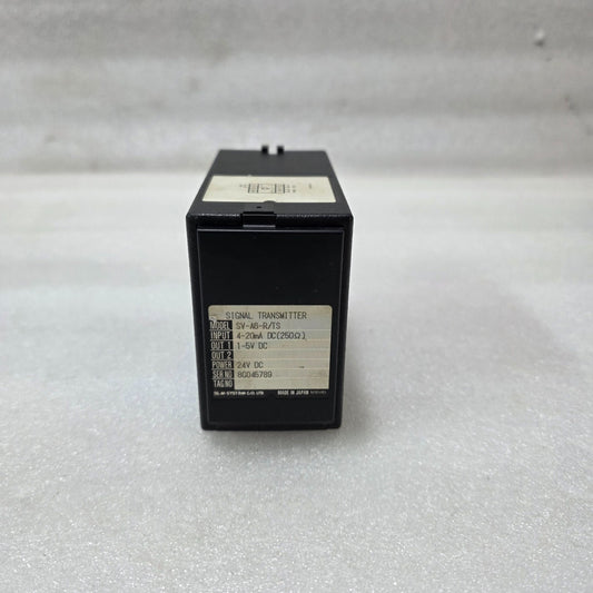 M-SYSTEM SV-A6-R/TS SIGNAL TRANSMITTER 4–20MA TO 1–5V CONVERTER 24V DC ISOLATED