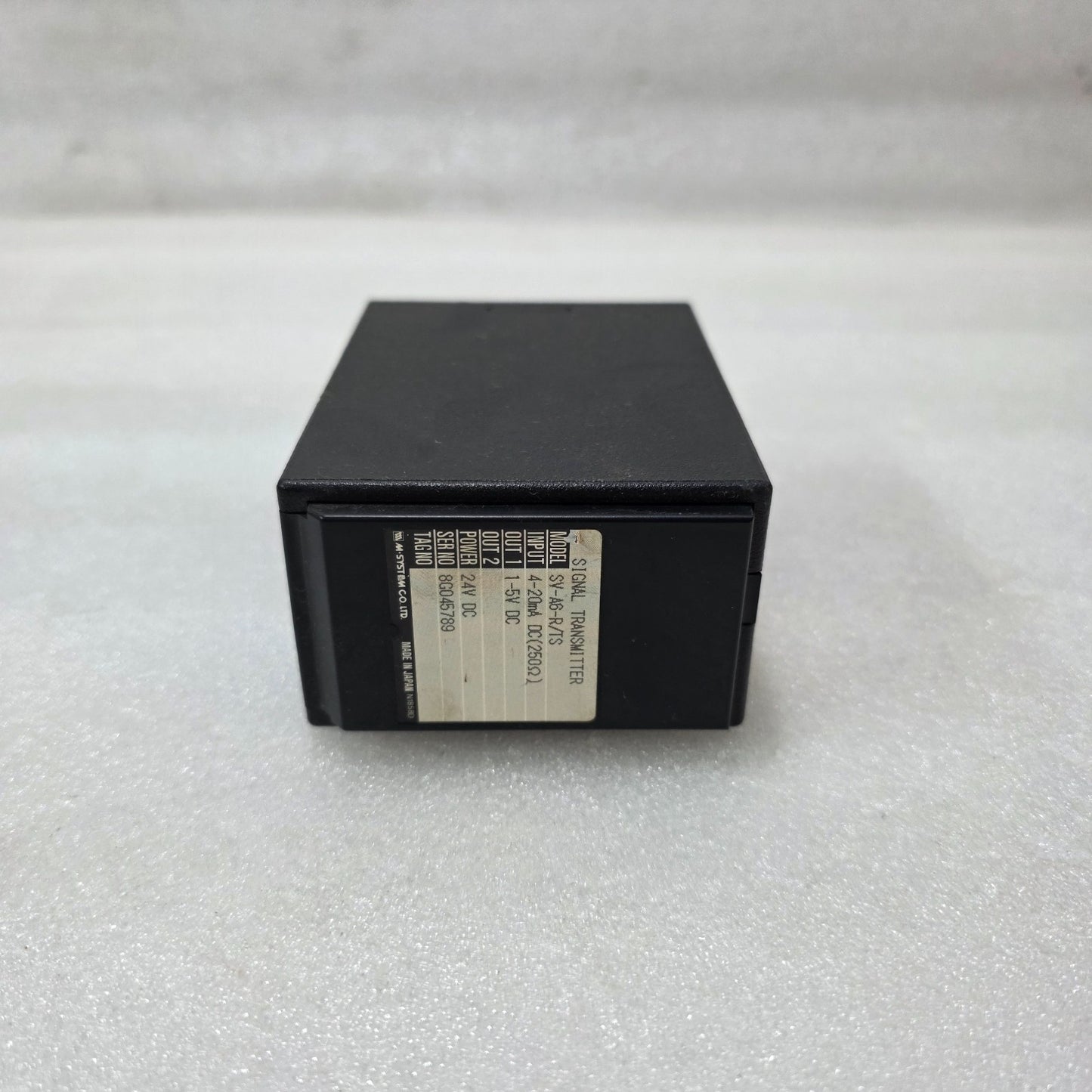 M-SYSTEM SV-A6-R/TS SIGNAL TRANSMITTER 4–20MA TO 1–5V CONVERTER 24V DC ISOLATED
