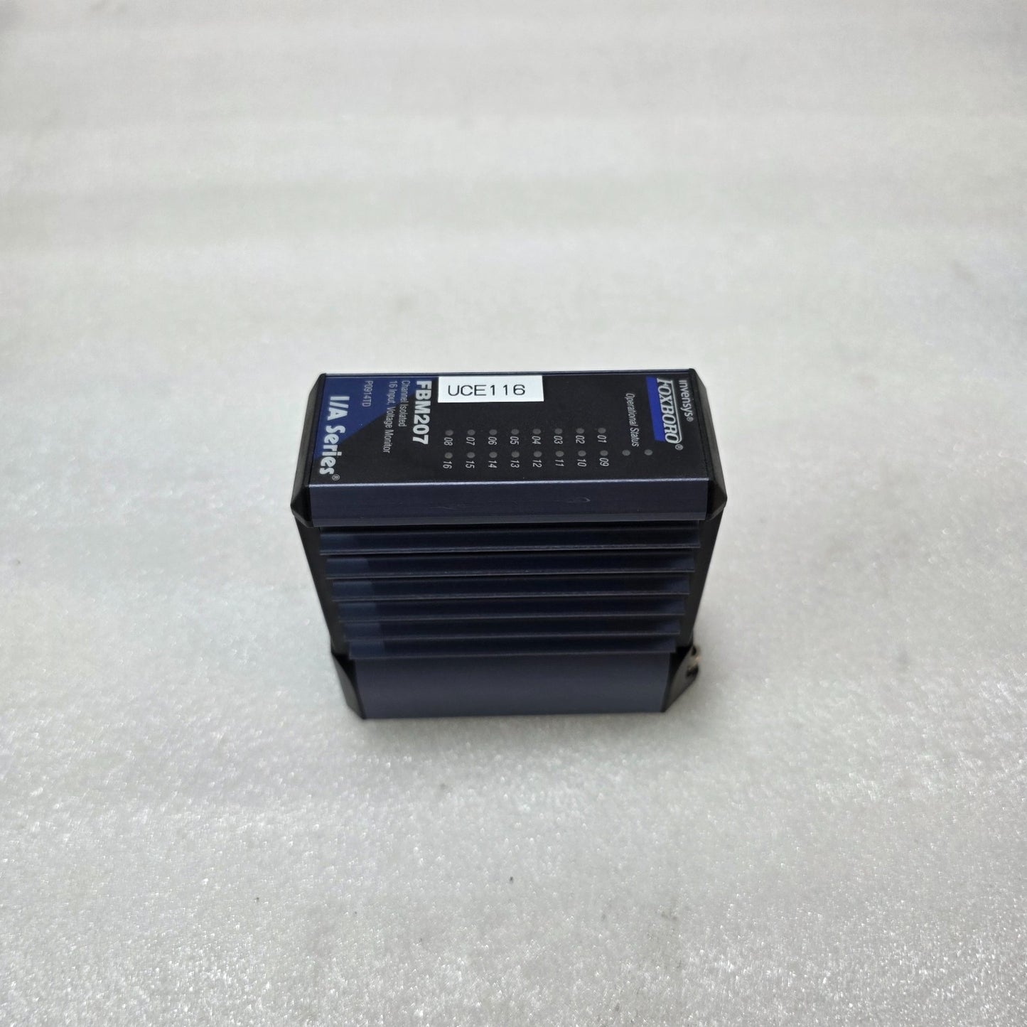 INVENSYS FOXBORO FBM207 P0914TD I/A SERIES 16 CHANNEL VOLTAGE MONITOR INPUT